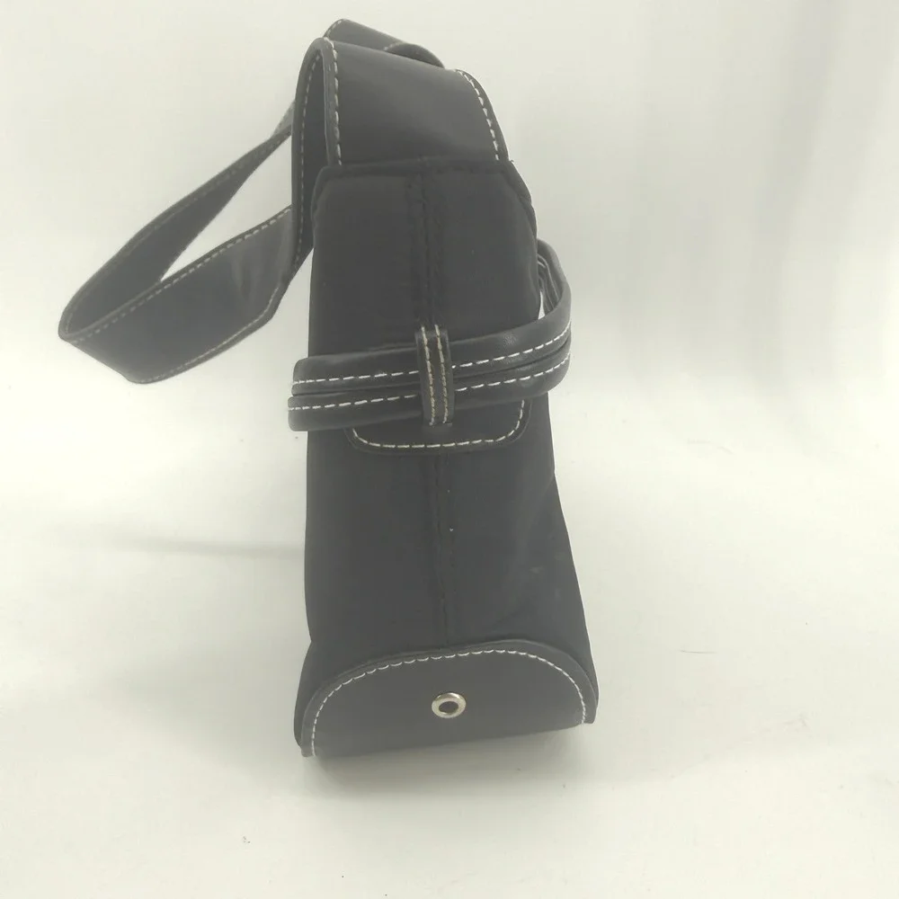 Bongo Y2K 90s Purse Black Small Mini Shoulder Bag Buckle